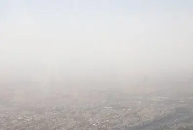  گرد و غبار شدید تهران را تیره کرد