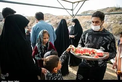 جشن یلدا در کوره‌های آجرپزی
