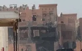 فیلم /لحظات بمباران ساختمان حماس در دوحه قطر