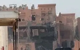 فیلم /لحظات بمباران ساختمان حماس در دوحه قطر