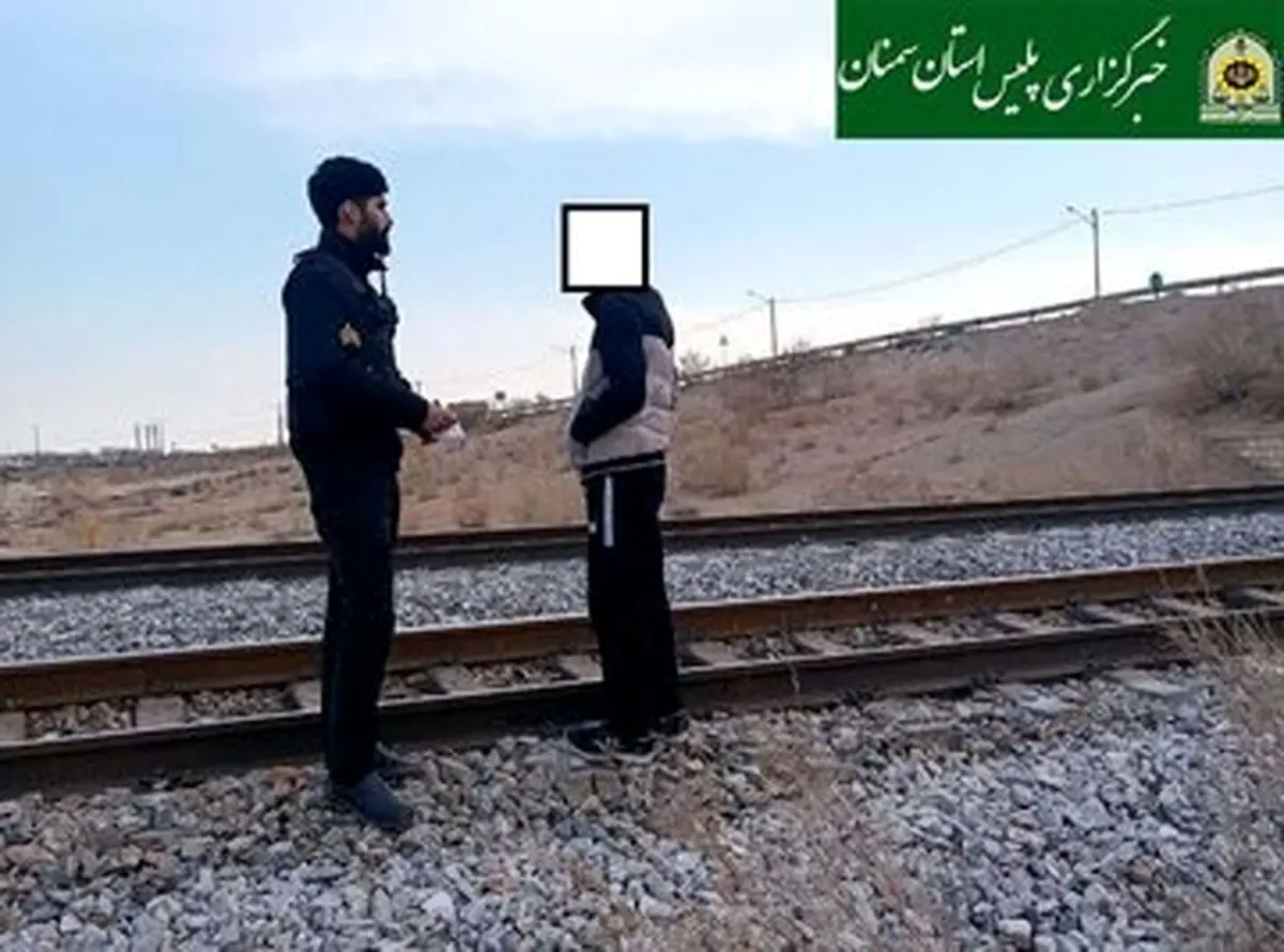 خودکشی ناموفق جوان ۱۹ ساله روی ریل قطار