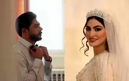 سلفی پربازدید مریم مومن با لباس عروسی+عکس