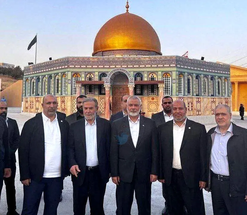 فیلم زمان اعلام شهادت هنیه در فلسطین /دعوت به خیزش عمومی در فلسطین

