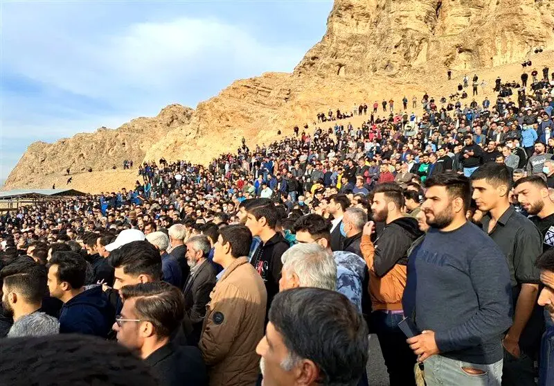  تشییع حسین زرین‌جویی در خرم‌آباد+ فیلم