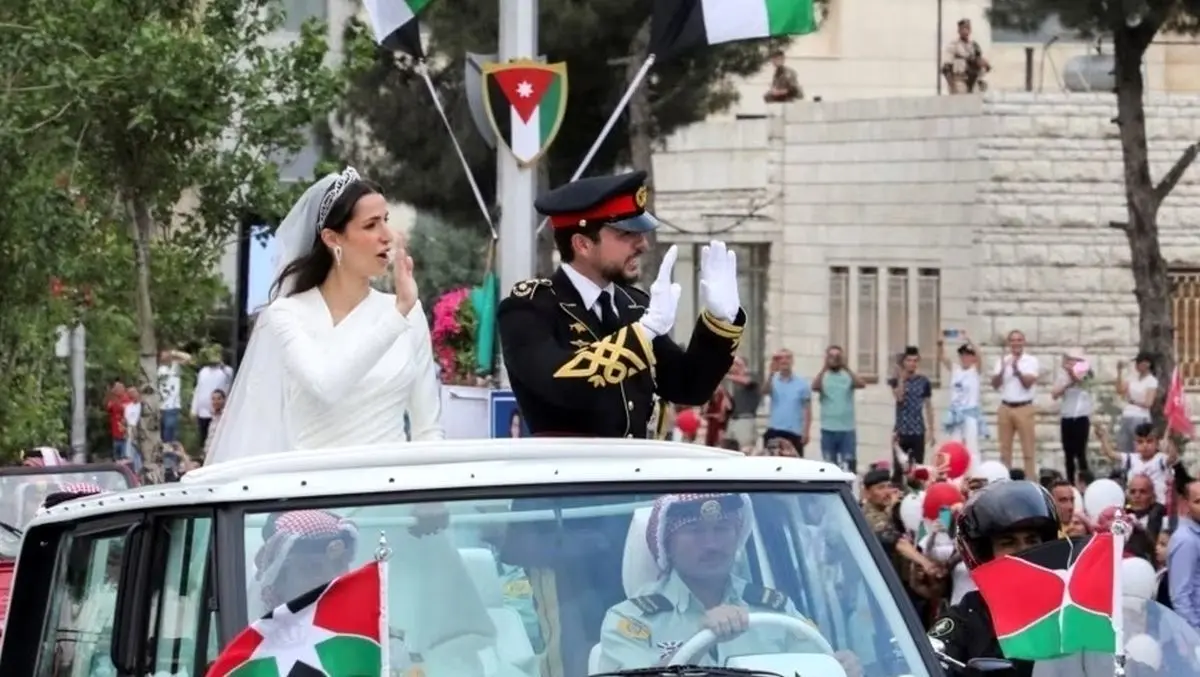 ماشین عروس سلطنتی اردن +فیلم