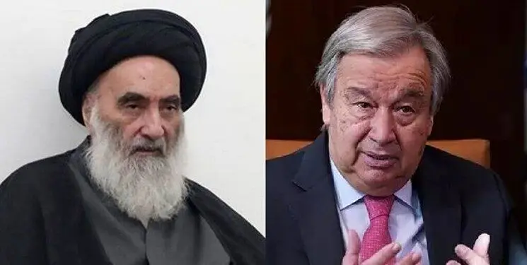 واکنش دبیرکل سازمان ملل به نامه آیت‌الله سیستانی