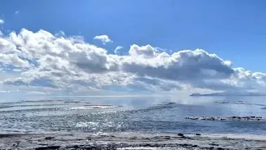 دریاچه ارومیه  زنده شد +فیلم