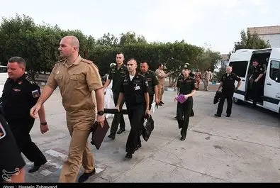 پوشش افسر زن روس در ایران