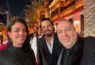 واکنش بامزه نرگس محمدی به سلفی علی اوجی و جورجینا+فیلم