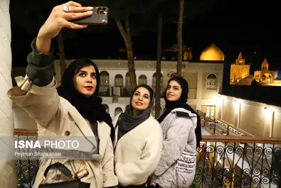 حال و هوای محله جلفا در شب‌های کریسمس