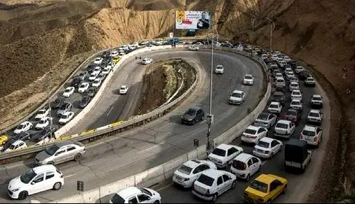 آخرین وضعیت ترافیک جاده چالوس در روز عید فطر
