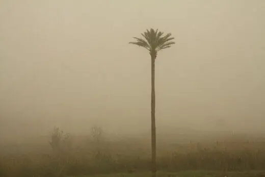 هشدار نارنجی نفوذ گرد و خاک از عراق به خوزستان