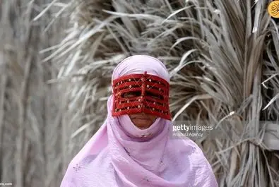جزیره زنان نقاب دار - قشم - ایران