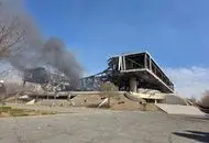 اولین تصاویر از حمله آمریکا به سالن ۱۲ هزار نفری آزادی

