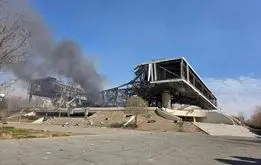 اولین تصاویر از حمله آمریکا به سالن ۱۲ هزار نفری آزادی

