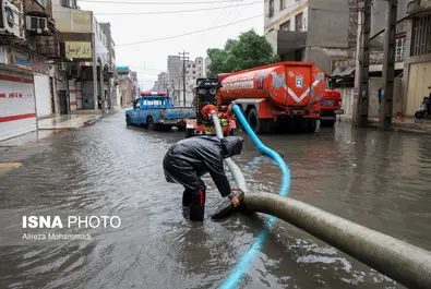 بارش باران اهواز