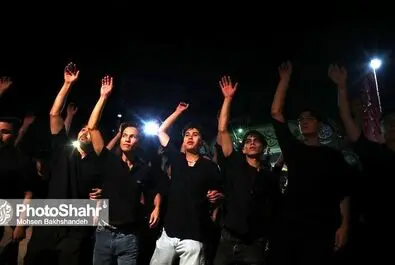 مراسم علم کشی مهاجران افغانستانی در مشهد
