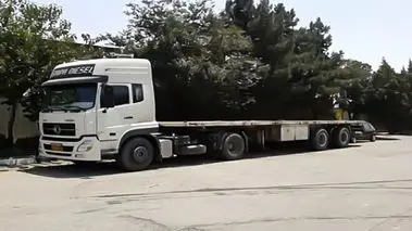 توقیف یک دستگاه تریلی با راننده ۱۳ساله!