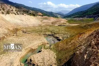 کمبود آب در بزرگترین سد مازندران