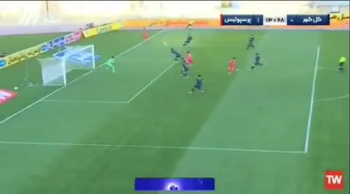 ببینید | گل اول پرسپولیس به گل‌گهر توسط پاکدل 