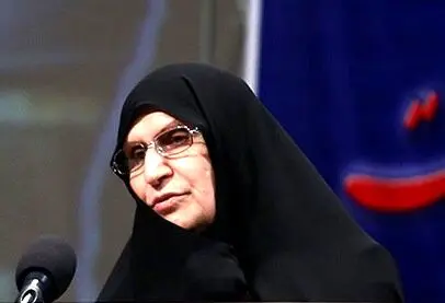 حضور دختر امام خمینی(ره) در مراسم بزرگداشت شهید آیت الله رئیسی + عکس

